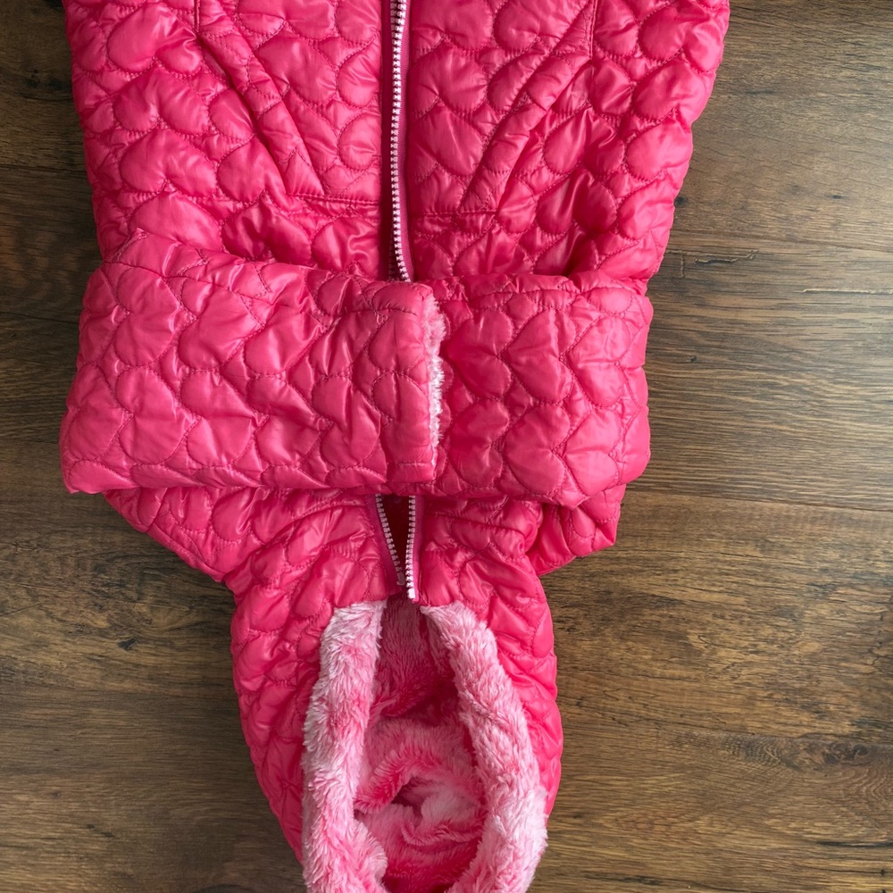Reversible girl toddler jacket